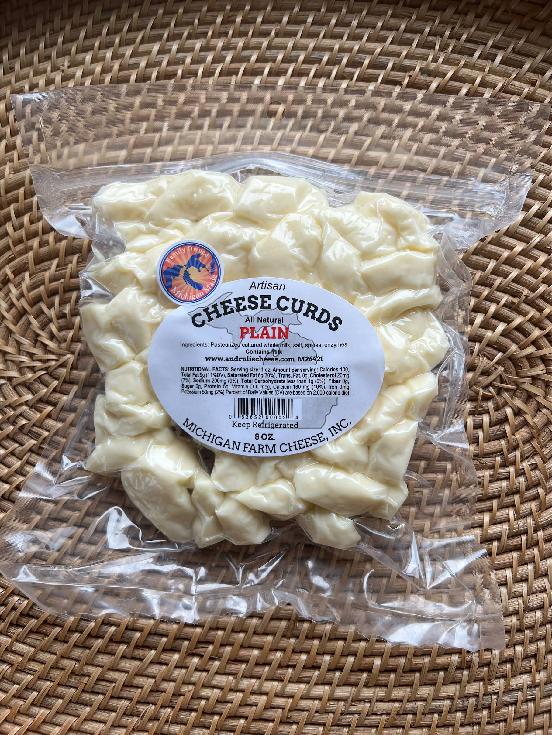 Andrulis - Wholesale Cheese - Andrulis All-Natural Cheese Curds-Plain