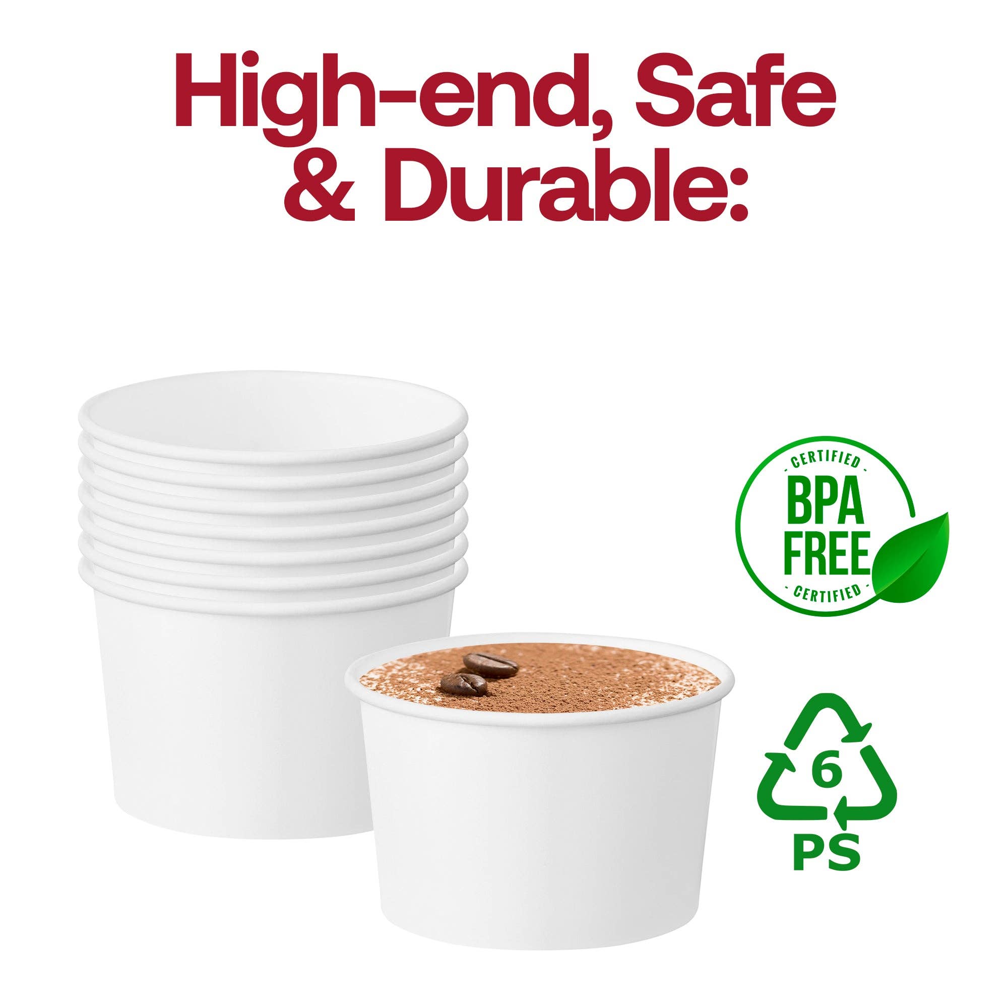 Smarty had a Party – wholesale Engångskopp – 8 oz squat pappersoppskålar - 50 st2