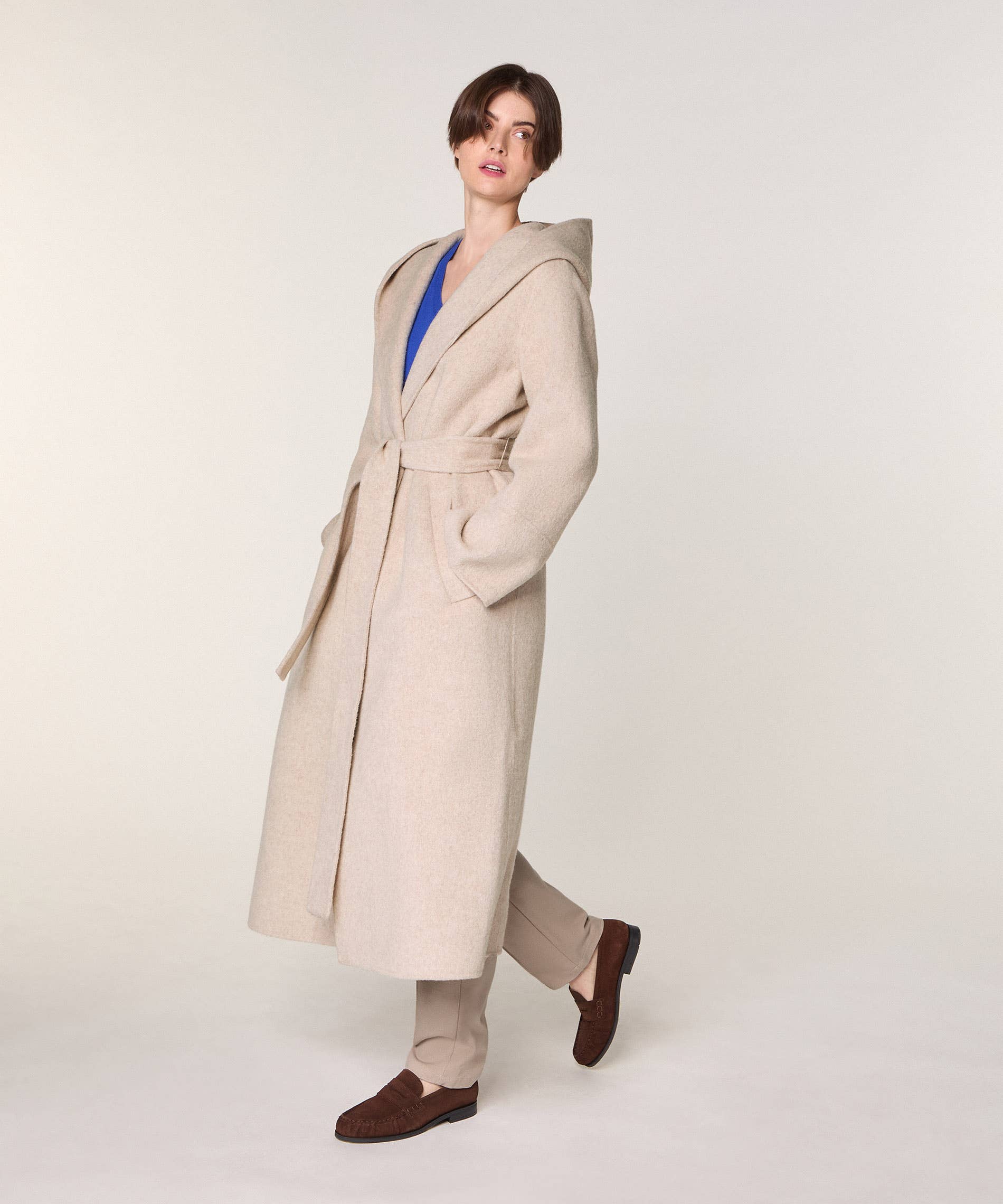 Rodier - Vendita all'ingrosso Cappotto - Donna - Cappotto con cappuccio in lana6