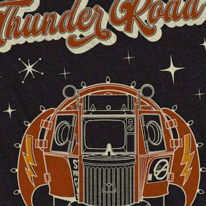 Left Of The Dial - Wholesale T-Shirt (Graphic) - Unisex - Thunder Road. Explorers. Limited Edition Shirt.