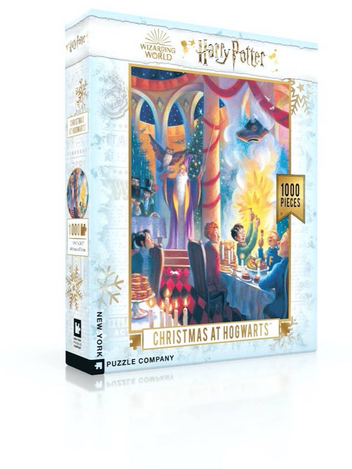 Christmas at Hogwarts - 1000 Piece Jigsaw Puzzle for wholesale by New York Puzzle Company