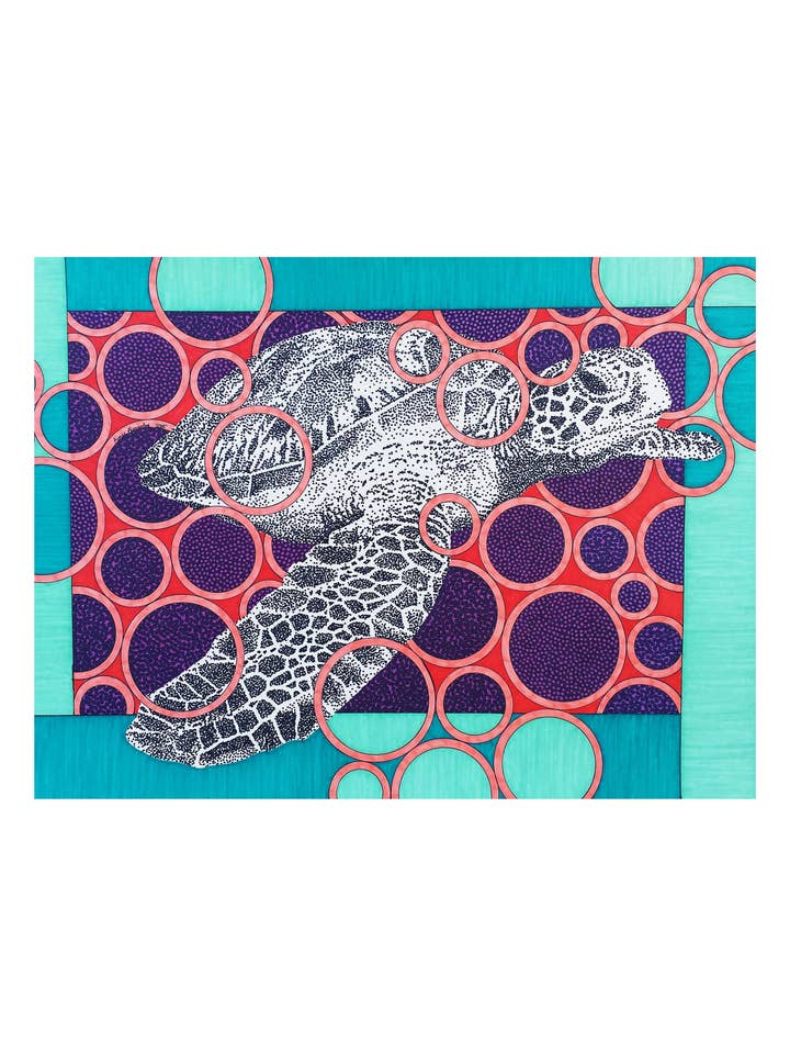 Sea Turtle Art Print for wholesale by artisticle
