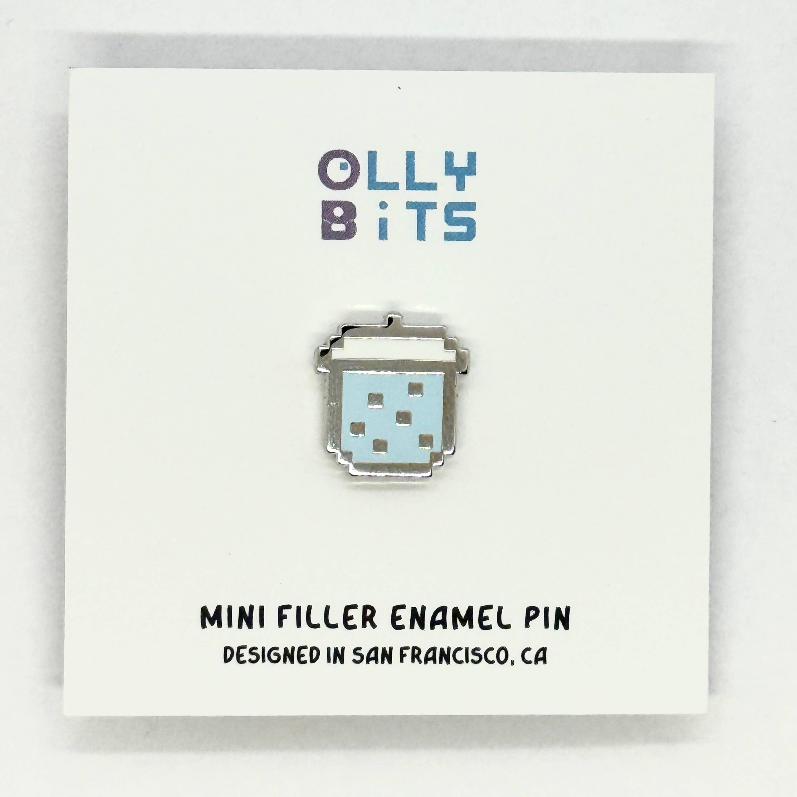 Ollybits Pixel Art - Wholesale Lapel Pin/Button - Boba Milk Tea Mini Filler Pixel Art Enamel Pins9