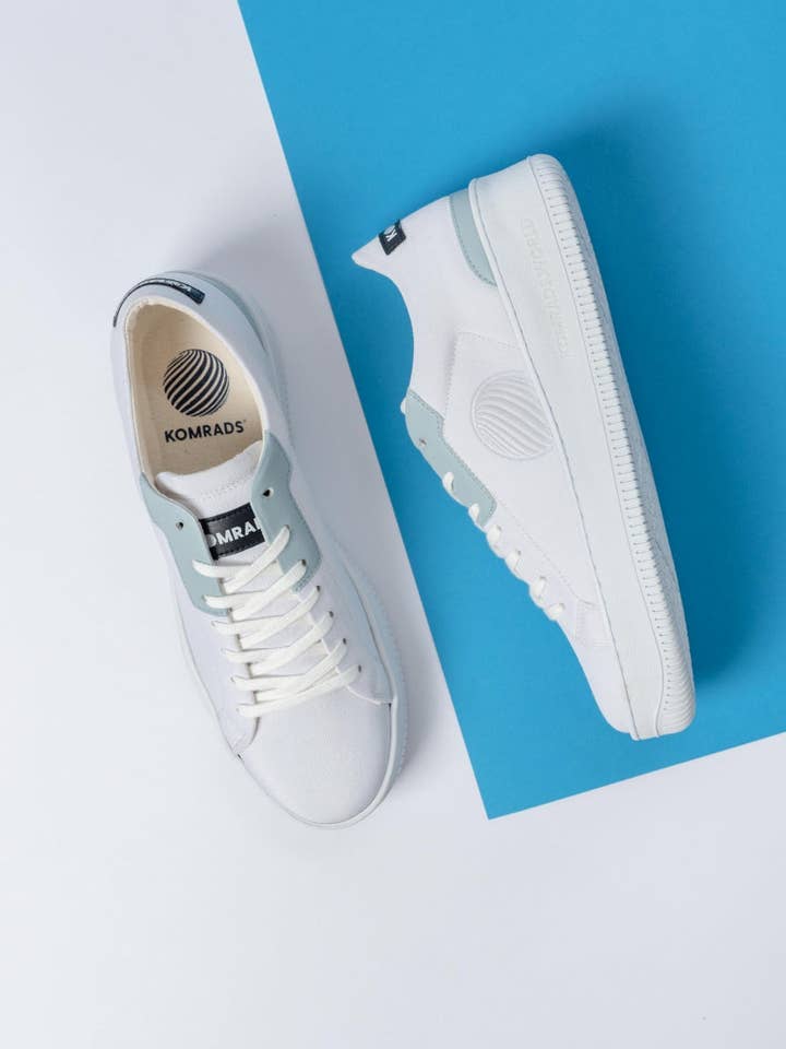 Komrad's OCNS Pacific Low Sneakers | Sea Mist for wholesale on Faire1