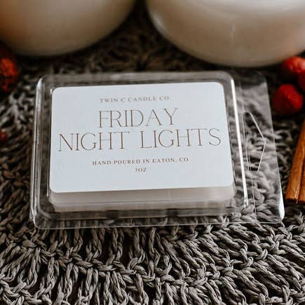 Friday Night Lights Wax Melts for wholesale by Twin C Candle Co.