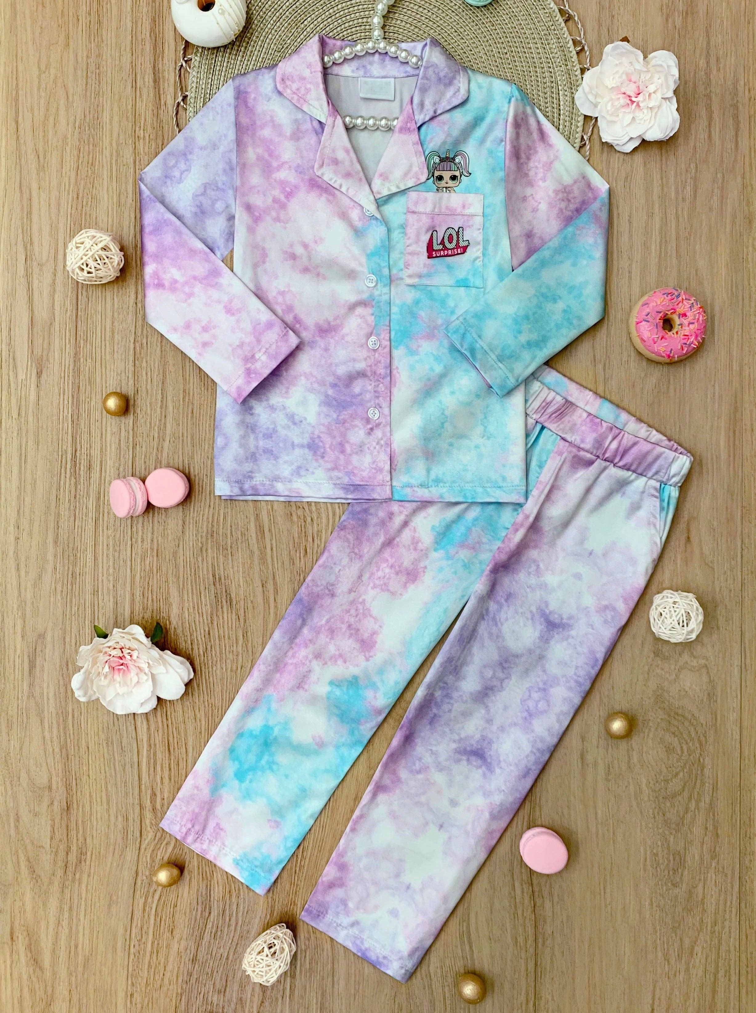 Multicolor L.O.L. SURPRISE! x Mia Belle Girls Unicorn Pajama Set for wholesale on Faire6