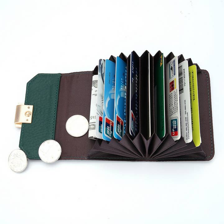 ACCITY - Wholesale Card Holder - Unisex - LITA HEAD LAYER COWHIDE LEATHER PICKUP CARD BAG_CWAB3886
