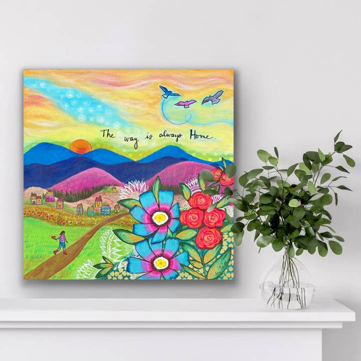El camino a casa (Impresión en madera) para venta al por mayor de Lori Portka - Happiness Through Art