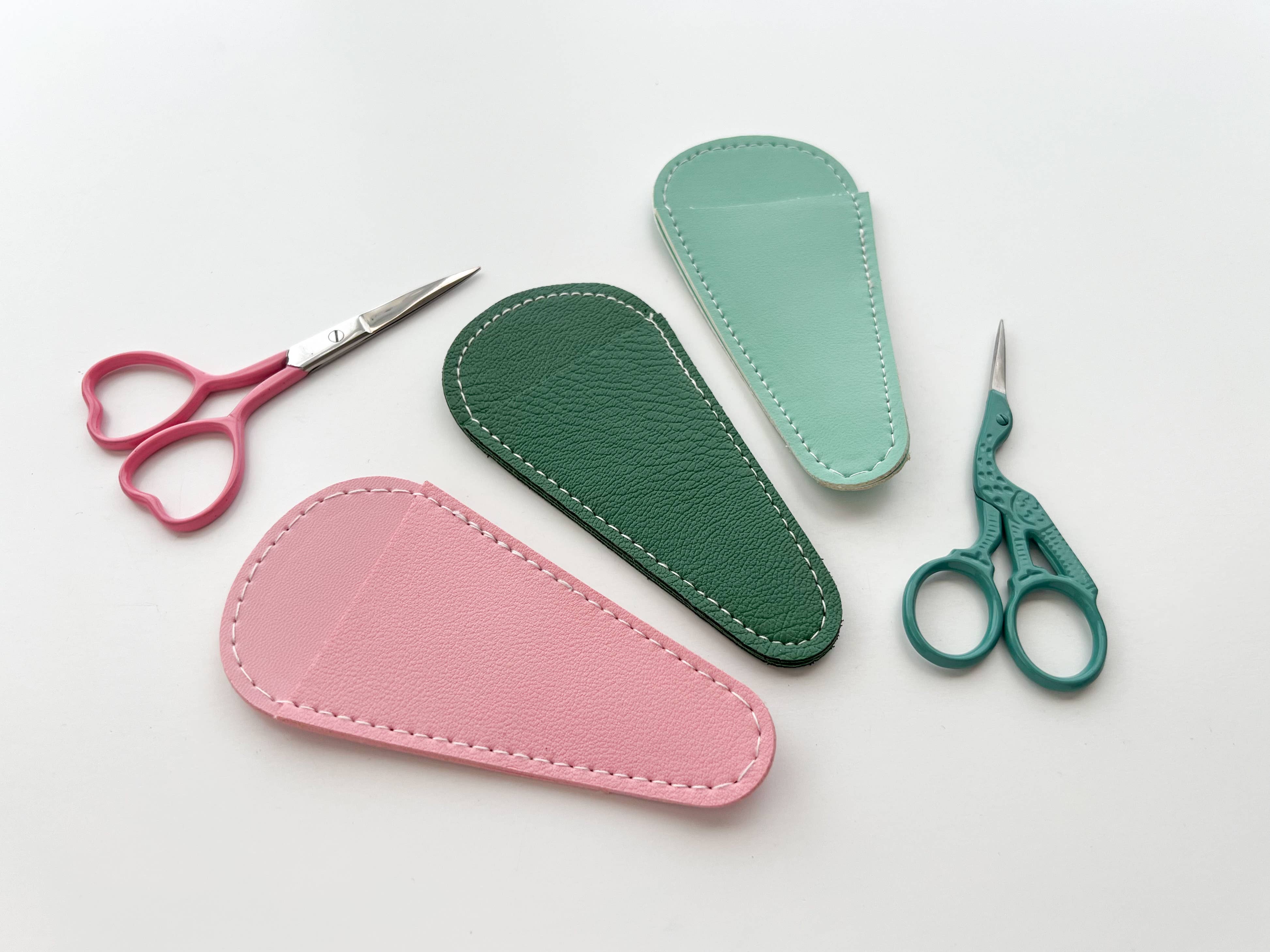 Matryoshka Doll Shop - Wholesale Embroidery/Cross Stitch Supplies - Scissors sheaths, small scissors case, leather sleeve5