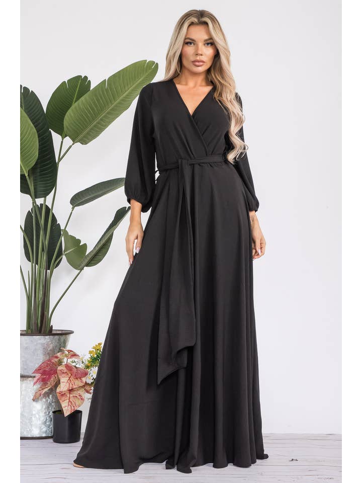 H&H Fashion Inc. - Vente Robe – femme - HH568R-S - Robe longue à manches longues12