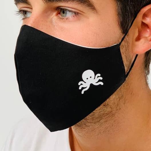 SNOC - Wholesale Protective Face Mask/Shield - BLACK MASK0