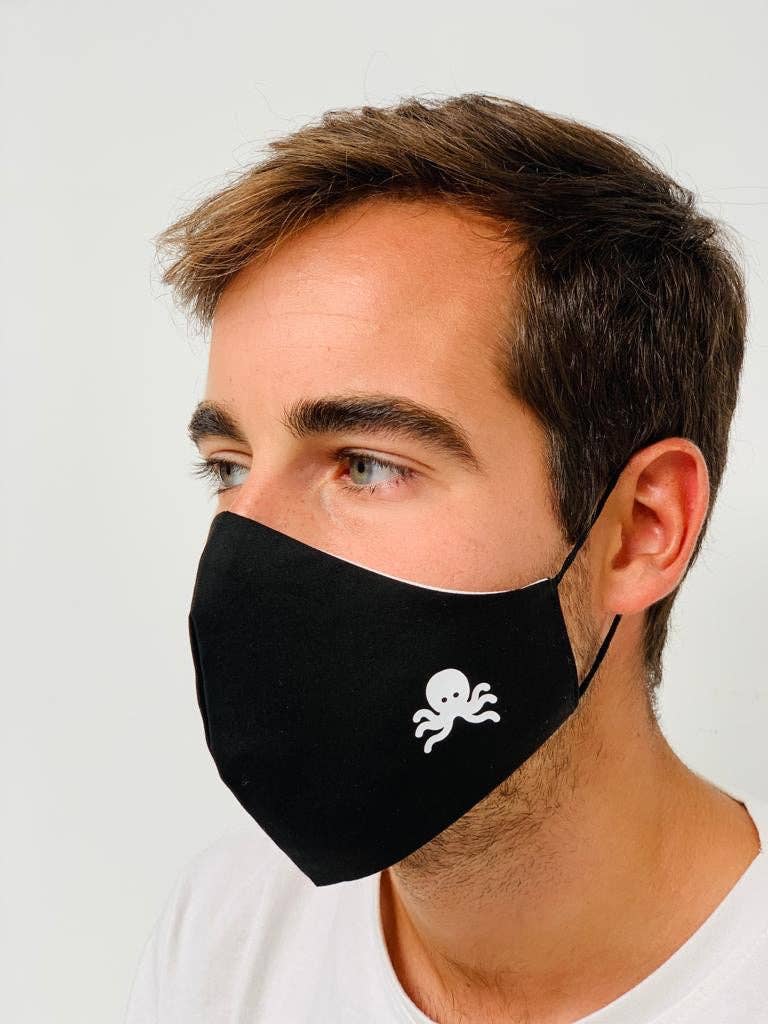 SNOC - Wholesale Protective Face Mask/Shield - BLACK MASK