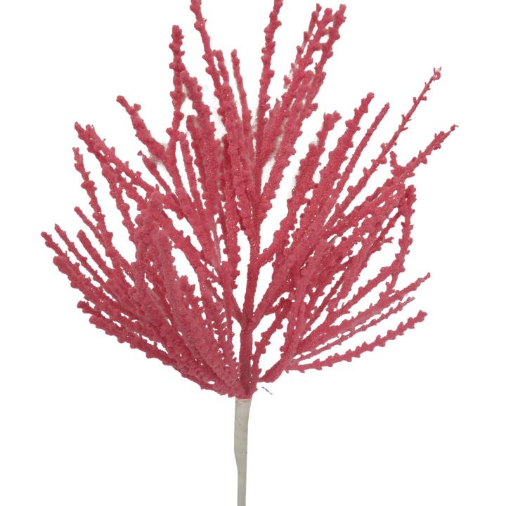 18" Flocked Pine Pick 85330SP18 for wholesale by Trendy tree