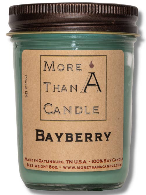 Bayberry - 8 oz Jelly Jar for wholesale by More Than Candle