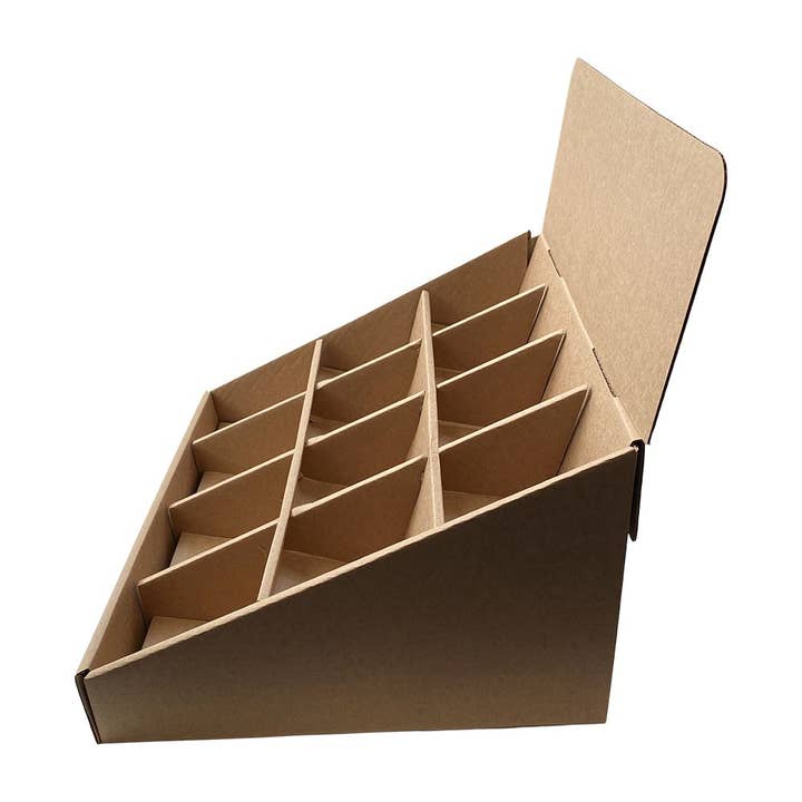VIE - Wholesale Retailer Display - Accessories - Cardboard Countertop Display, 12 Cells, 40x33x40cm
