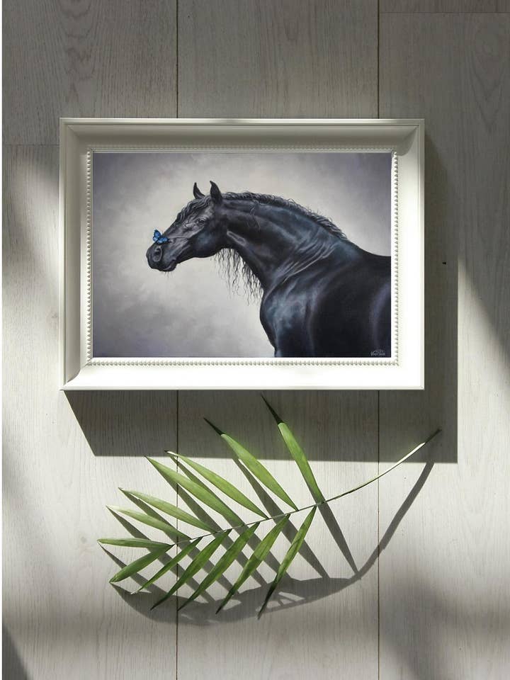 Impressão de Arte Cavalo Negro por atacado de Vinicius Art