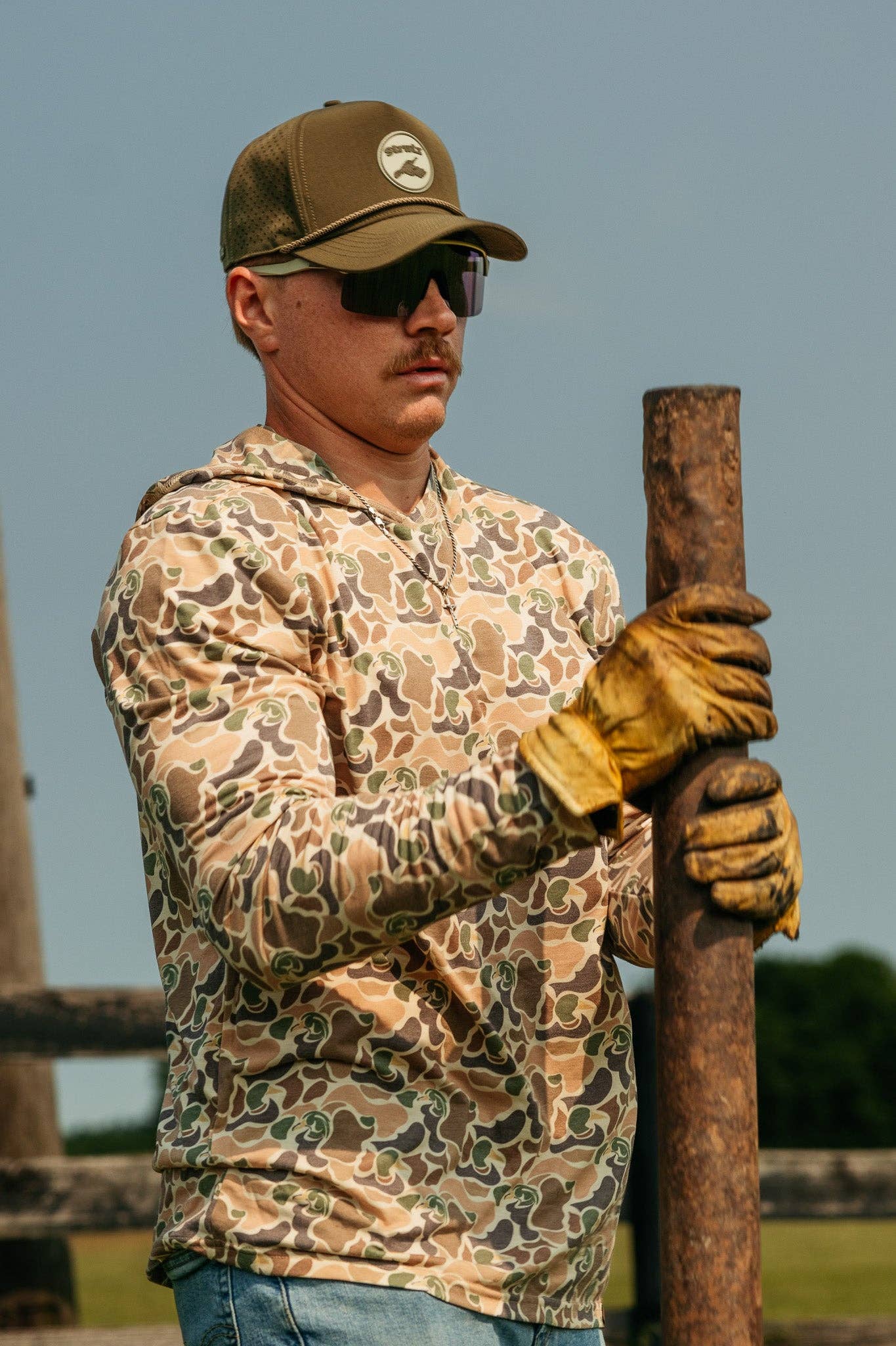 Duck Camo Tech Hoodie for wholesale on Faire3