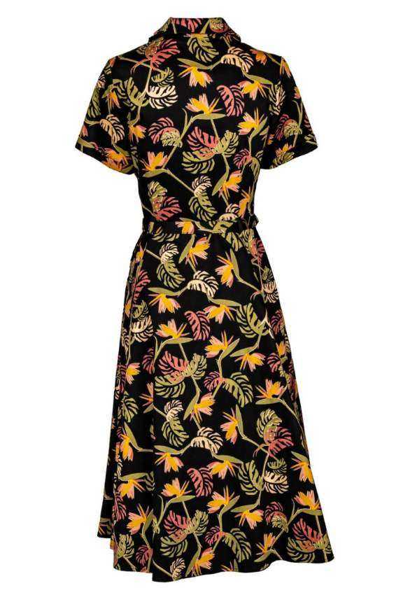 Lindy Bop / Econotrom S.L. - Wholesale Dress - Women's - Bridget Paradise Palm Swing Dress XXS-4XL3