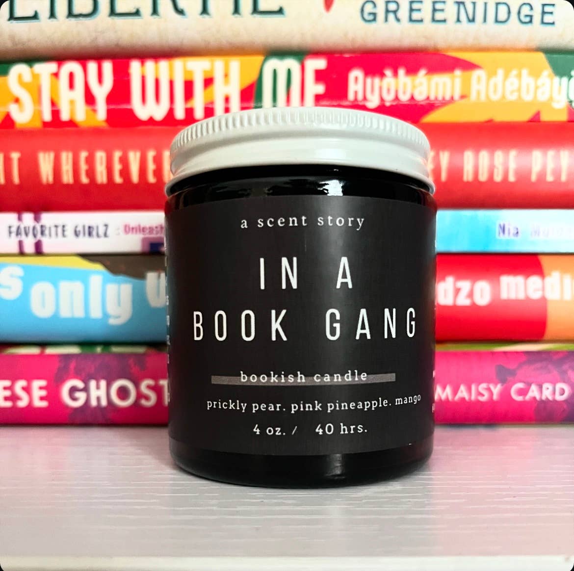A Scent Story Candle Co - Wholesale Jar/Filled Candle - In a Book Gang -  Bookish Candle | Book Themed Candle4