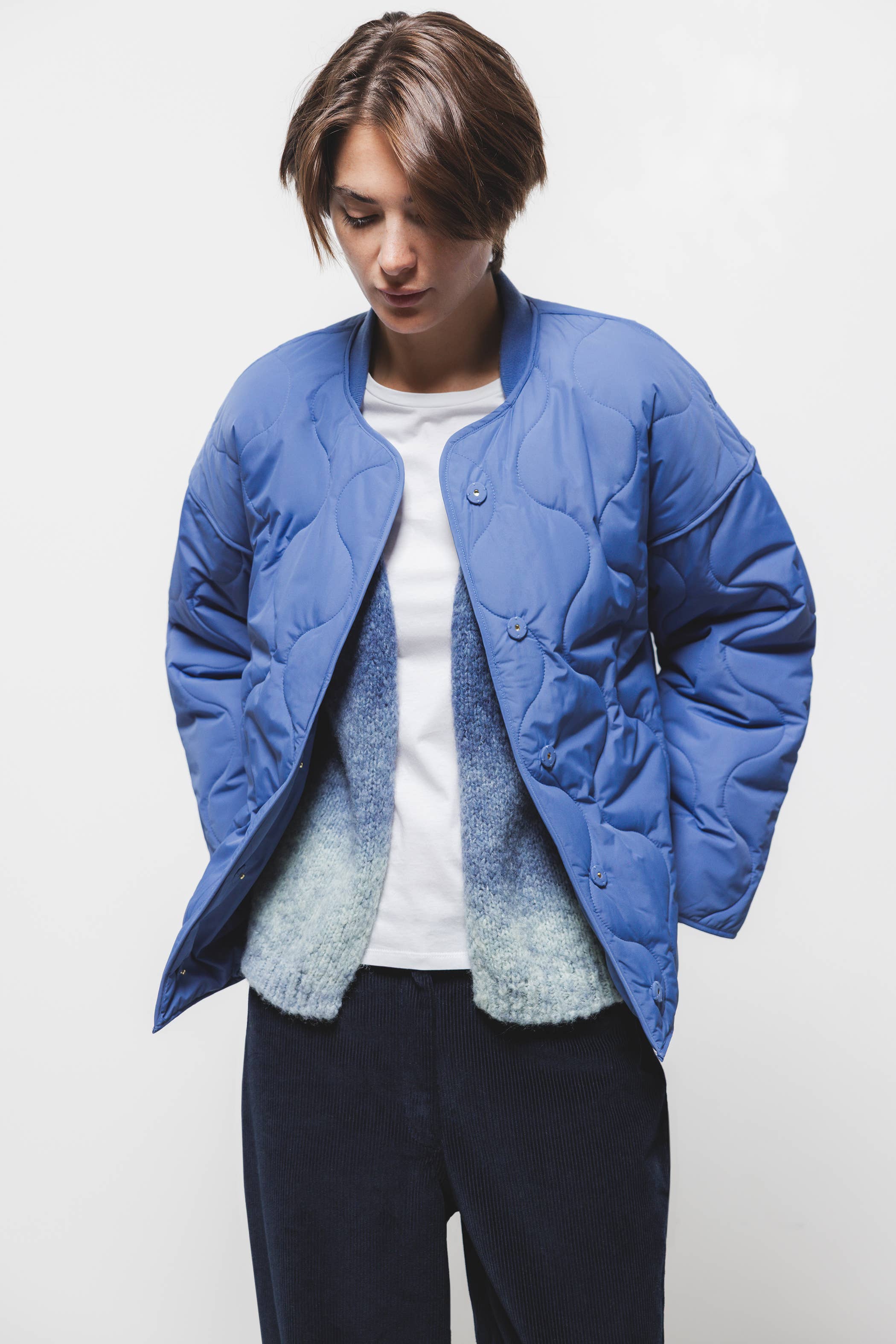 Lanidor - Wholesale Coat - Women's - Plain Quilted Jacket (427850-43)1