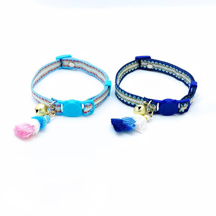 Cheerhunting – Engroshandel Halsbånd - Kat – Mokka - Broderet kattehalsbånd7