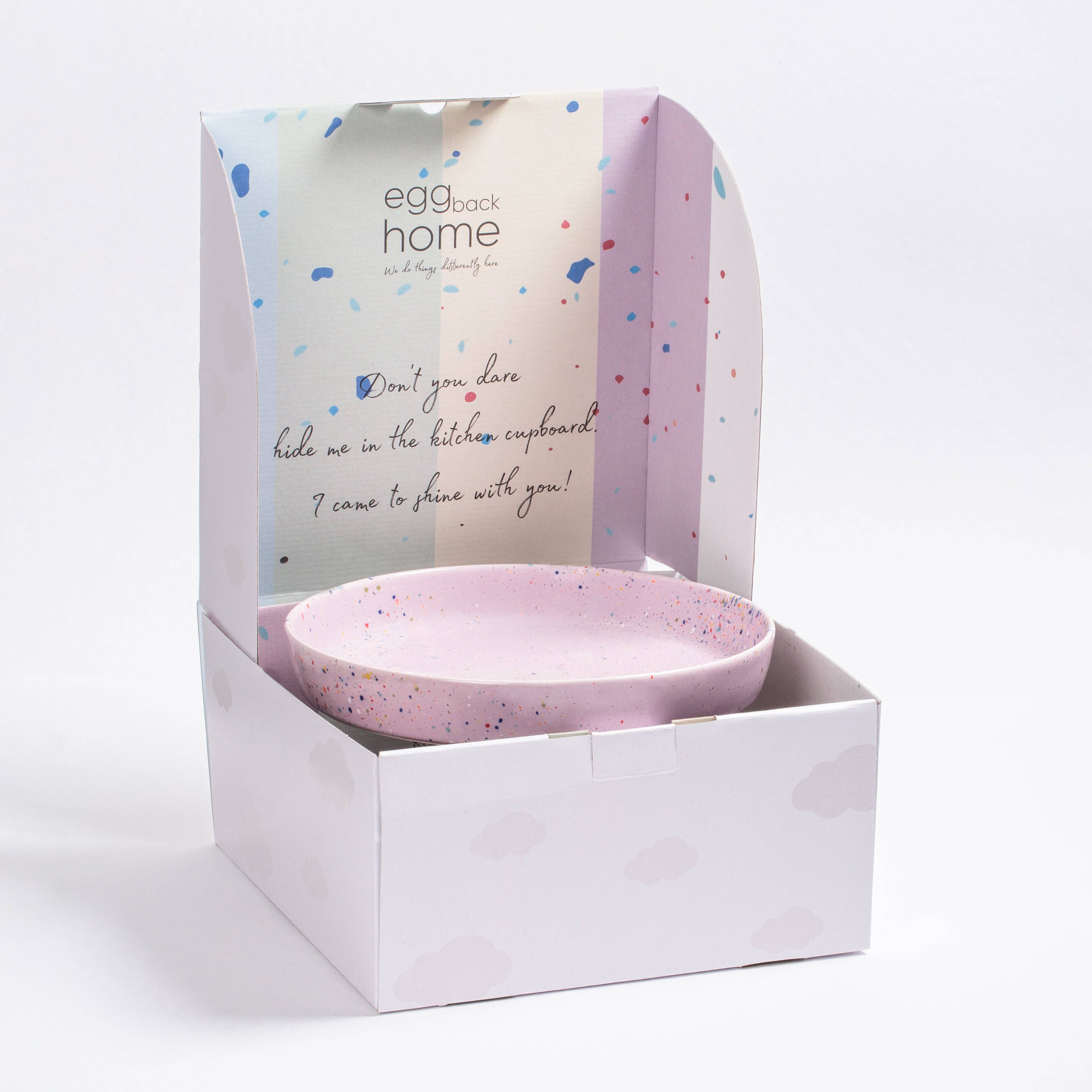 Egg Back Home - Wholesale Cake Stand - New Party Cake Stand 28cm Lilac *New Shape2