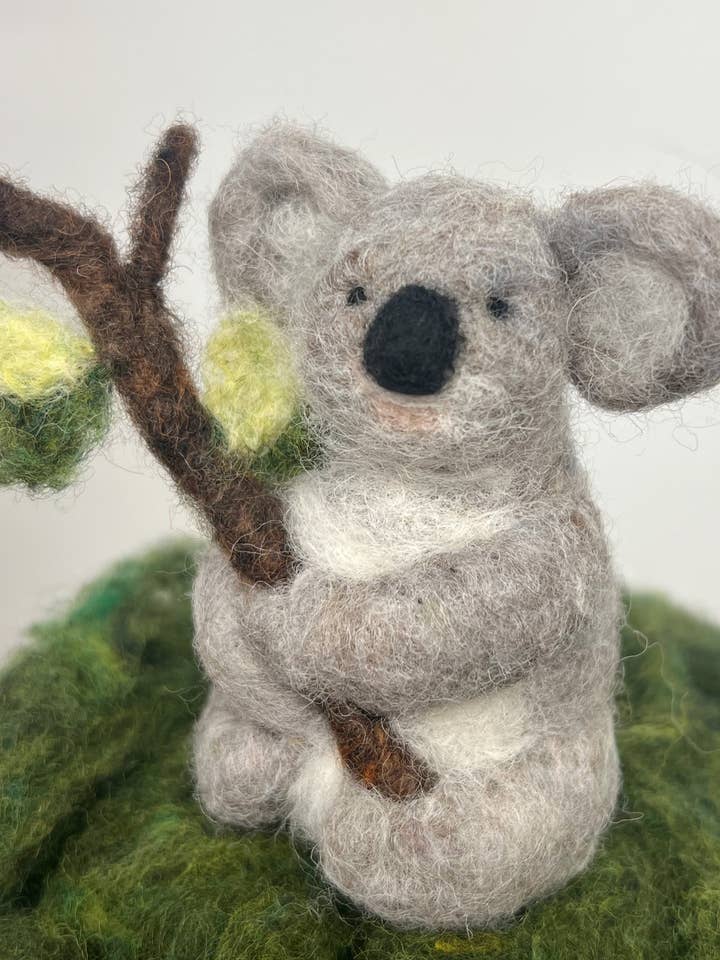 Koala Needle Felting Kit for wholesale by The Felted Bee