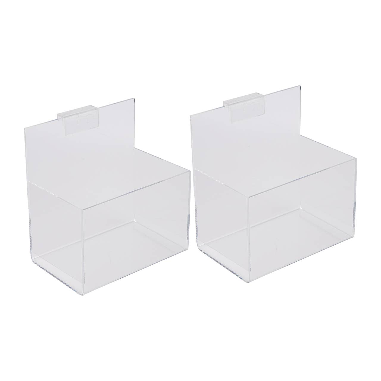 Store Supply Warehouse - Wholesale Retailer Display - Accessories - Acrylic Single Display Bin For Slatwall Or Wire Grid10