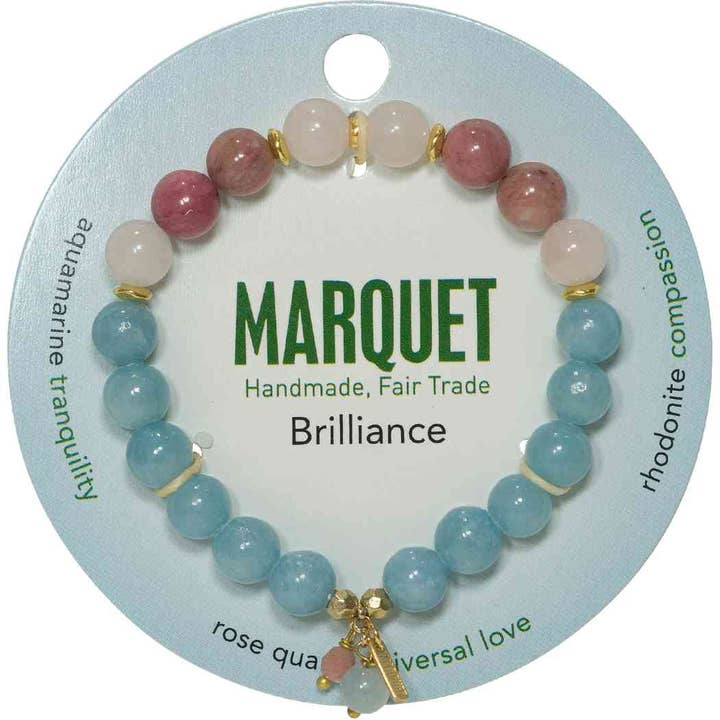 Marquet - Wholesale Beaded Bracelet - Authentic Fair Trade Stone and Crystal Energy Bracelets