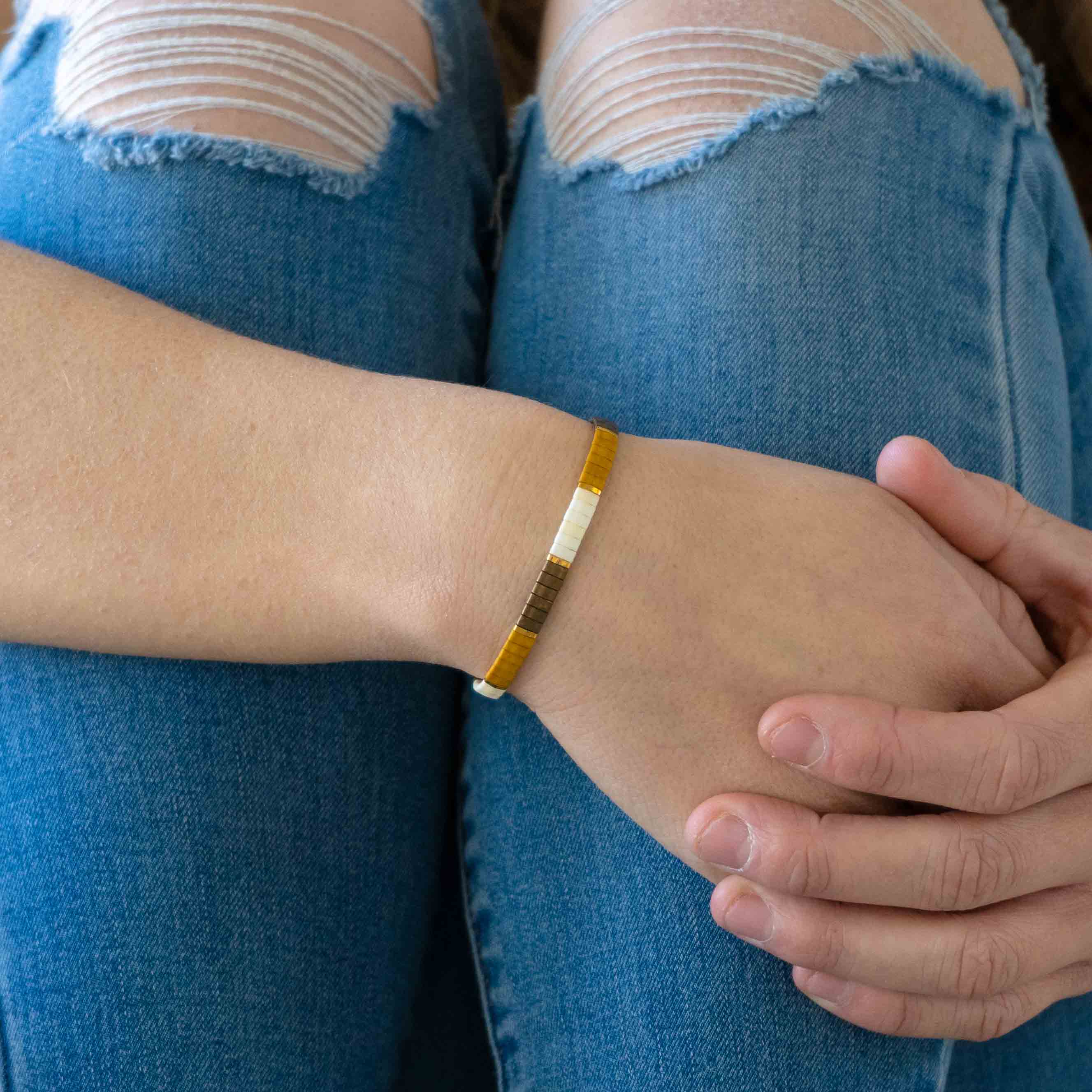 Mack & Rex - Vendita all'ingrosso Bracciale con perline - DESERT SANDS - Bracciale con perline Tila | Singolo4