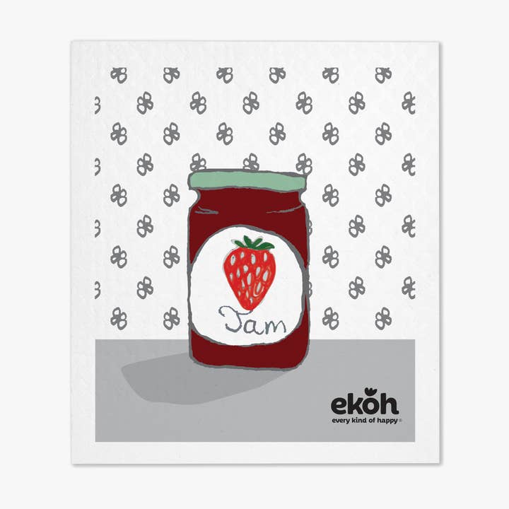 EKOH - Wholesale Dishcloth - Swedish Dishcloth Set of 3 Artist Farm House Prints8