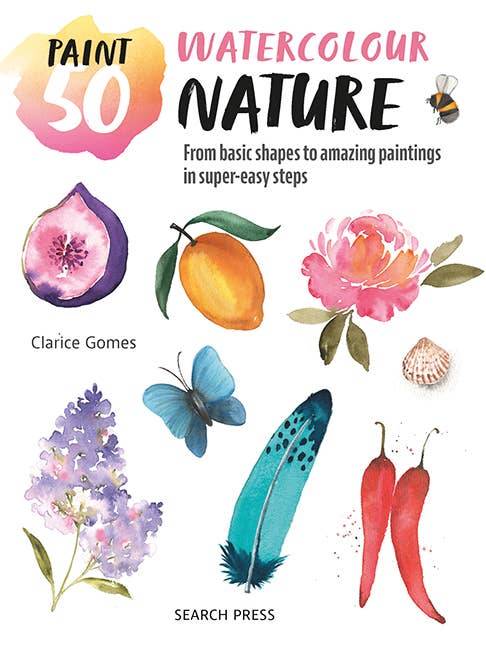 Paint 50: Watercolor Nature for wholesale by Search Press