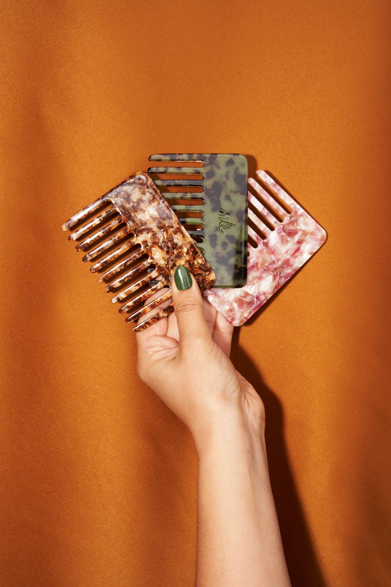 MLE - Wholesale Hair Brush/Comb - Capelli Comb in Rose4