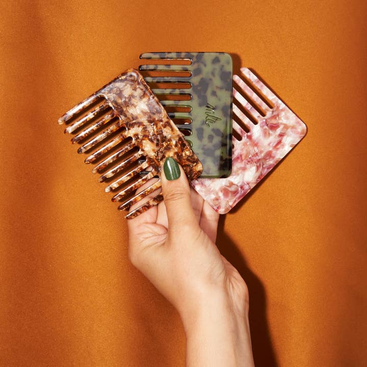 MLE - Wholesale Hair Brush/Comb - Capelli Comb in Rose4