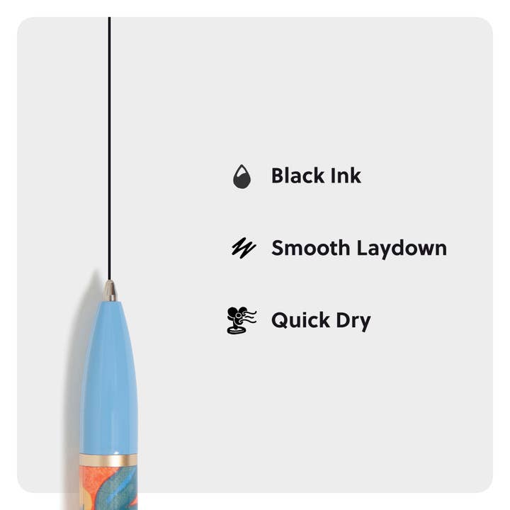 U Brands - Wholesale Pen - U Brands Artist Touch The Monterey Ballpoint Pens, 6 CT Assorted Colors