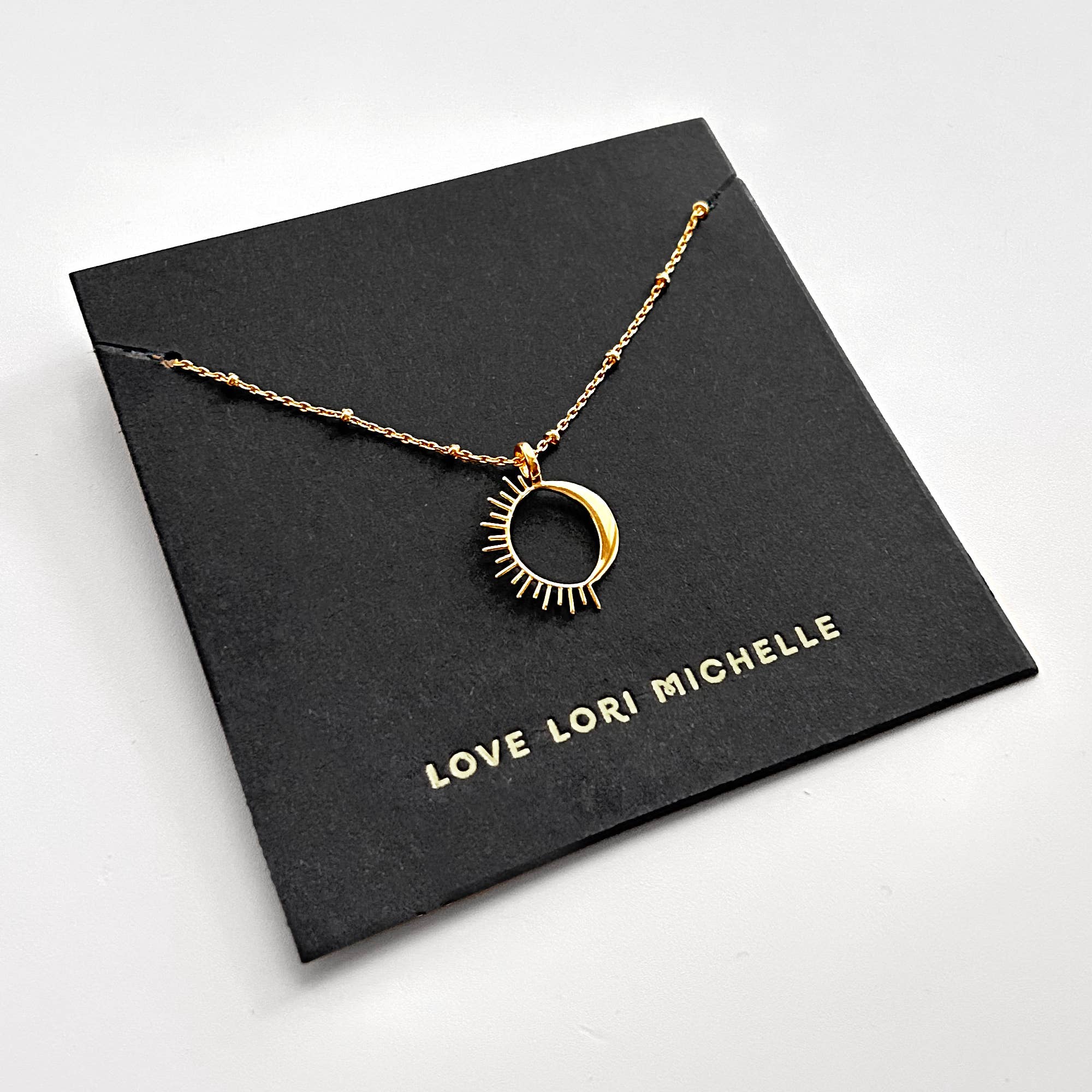 Love Lori Michelle Jewelry - Wholesale Pendant/Charm Necklace - Celeste Sun Moon Necklace2