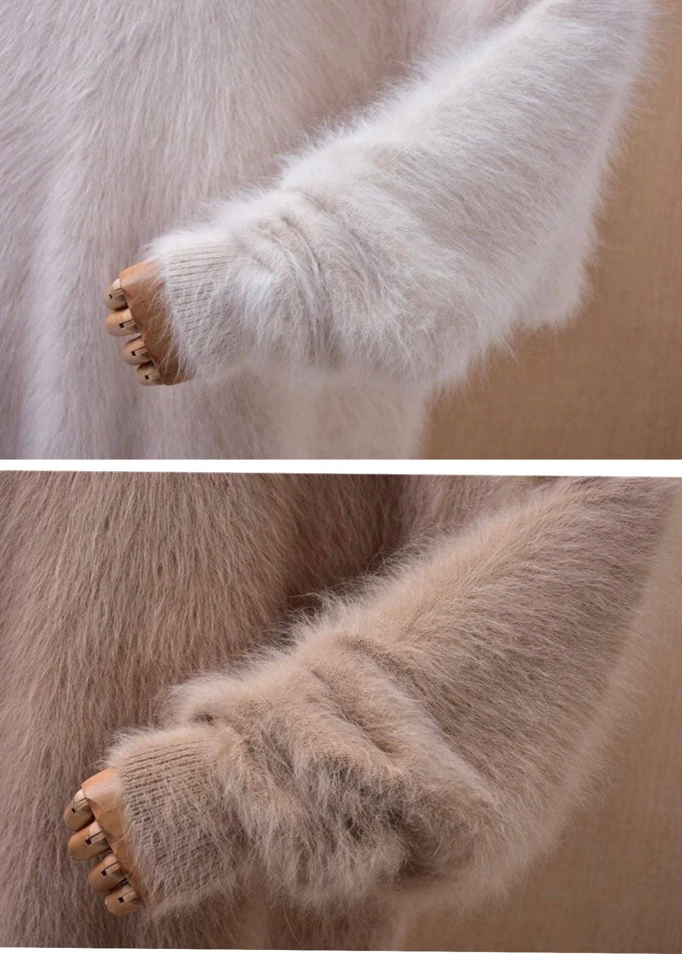 ROSYLEIA - Wholesale Tunic Sweater - Women's - Oversized Alpaca Wool Sweater18