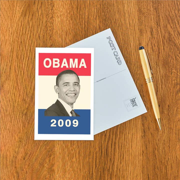 Found Image Press - Wholesale Postcard - Postcard PR-104 President Barack Obama Poster