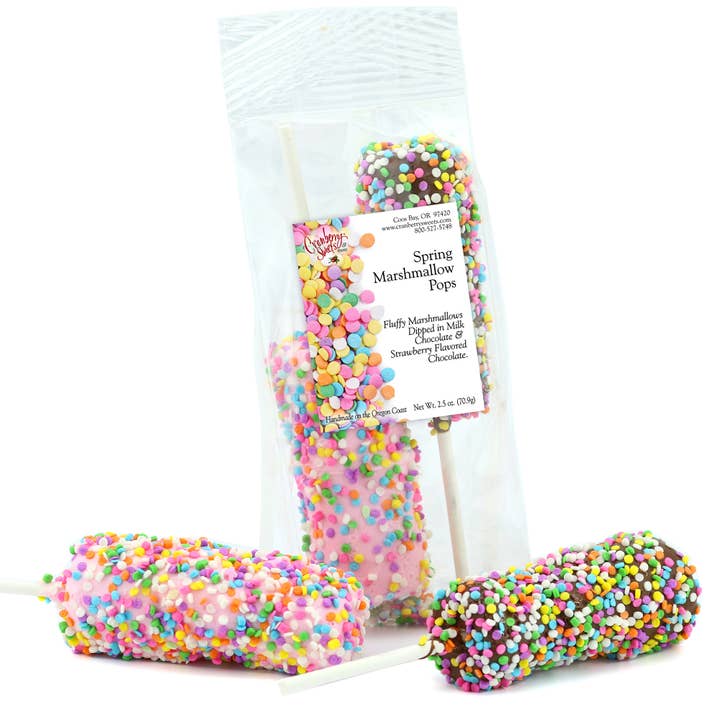 Spring Marshmallow Pops 2.5 oz. (Seasonal) for wholesale by Cranberry Sweets & More