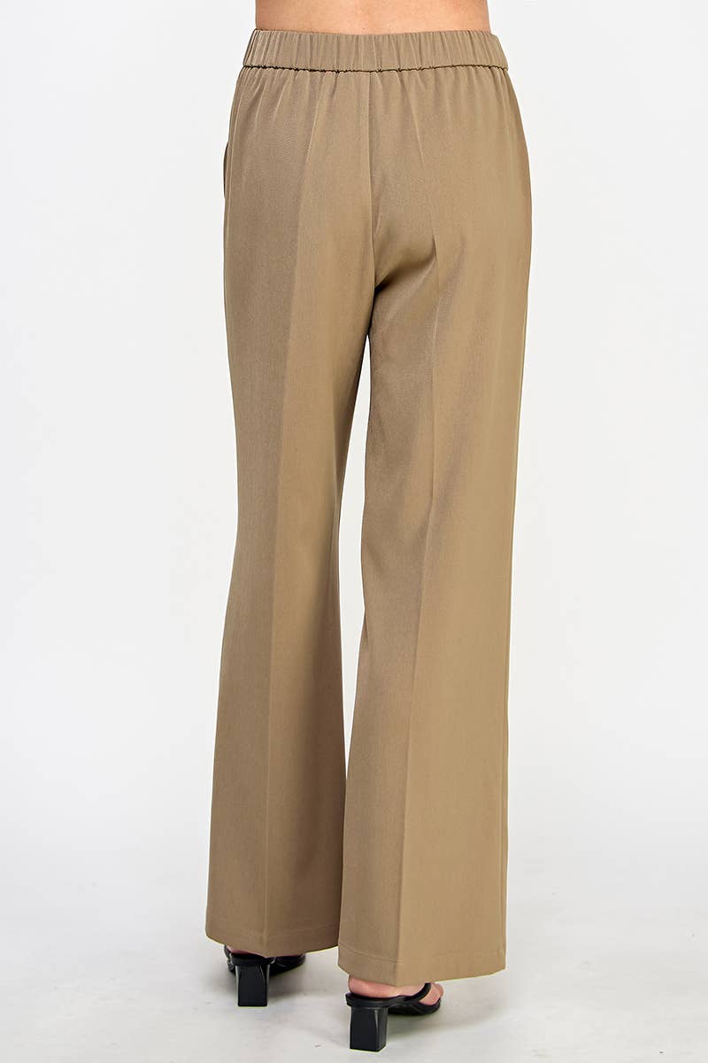FUN2FUN - Wholesale Pants - Women's -  Tailored Pants - With Side Pockets and Elastic Waistband4