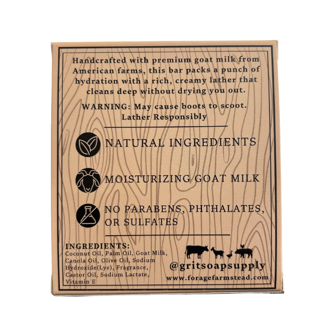 GRIT Soap Supply - Wholesale Bar Soap - Men's - Outlaw Goat Milk Bar Soap6