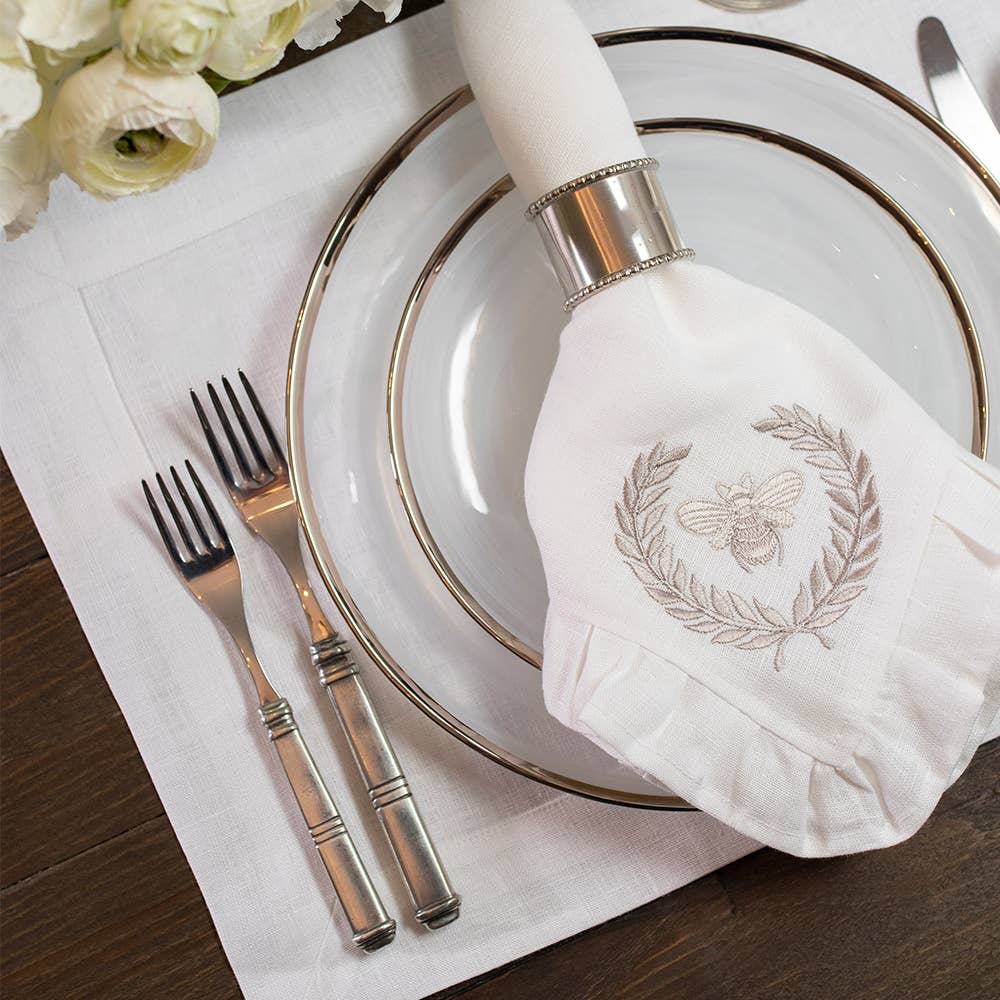Arte Italica & Crown Linen Designs - Wholesale Flatware Set - Isabella 5-piece Place Setting2