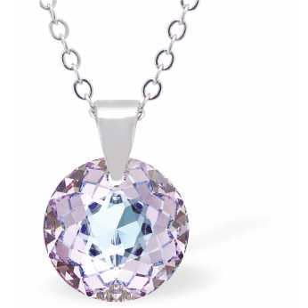 Colar de Círculos de Cristal Austríaco em Vitrail Light por atacado de Byzantium Collection Ltd