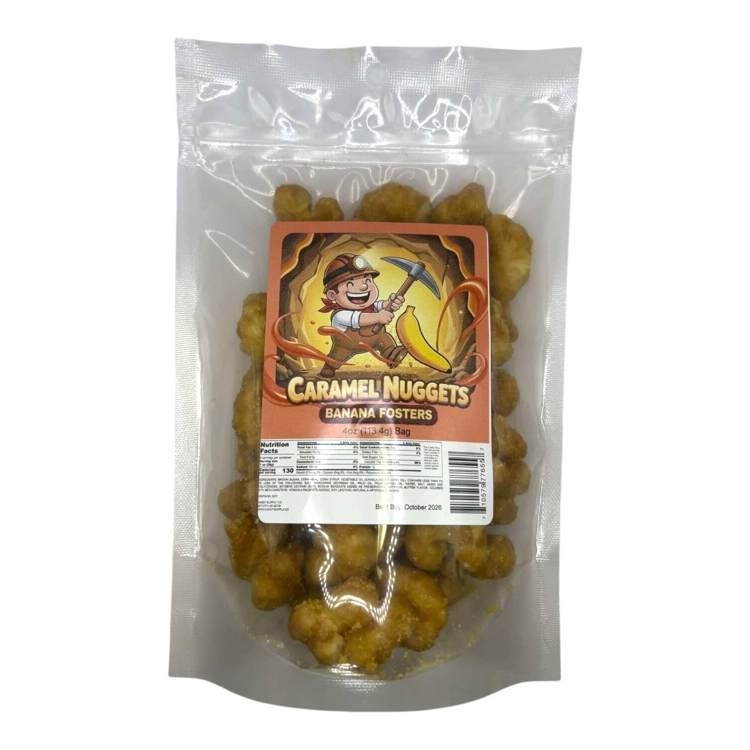 Candy Supply Co - Wholesale Caramel - Caramel Nuggets - 5 Exciting Flavors! 4oz (113.4g) Bag3