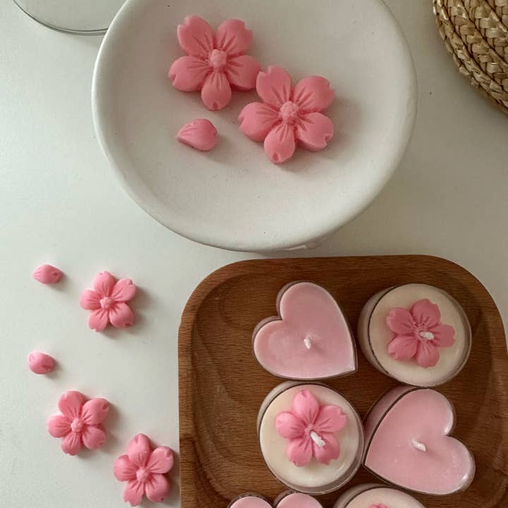 Light Love Candle Company - Wholesale Tea Light Candles - Cherry Blossom Tea Lights0