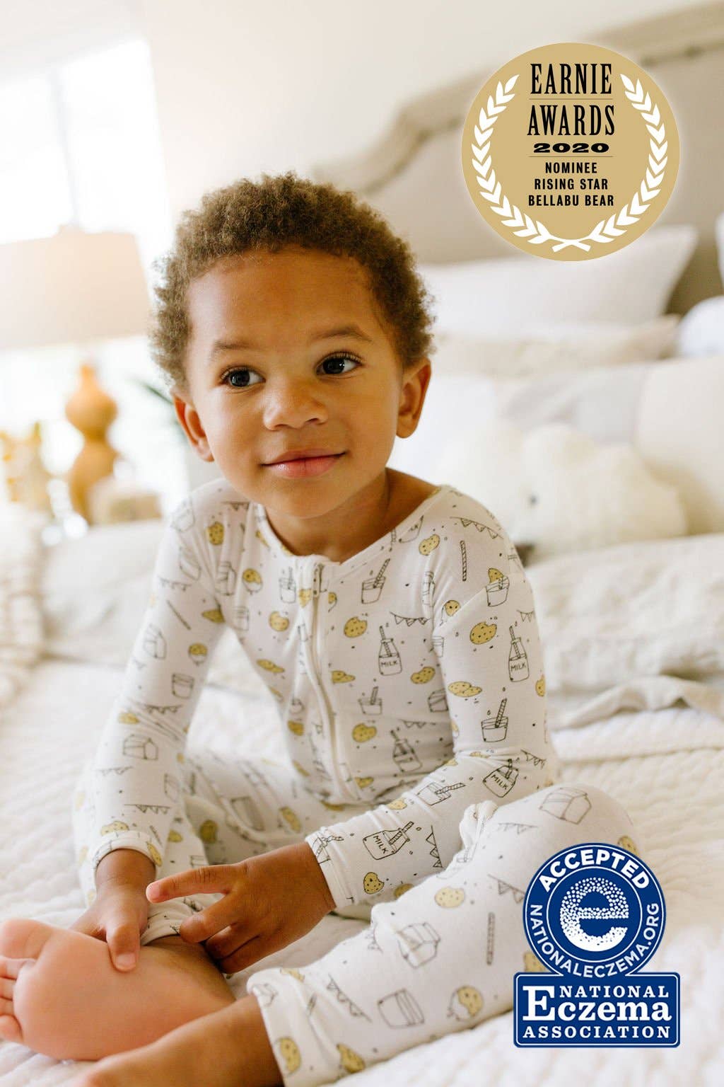 Bellabu Bear - Vente Grenouillère – bébé - Footie Cabriolet Original Bamboo Lait9