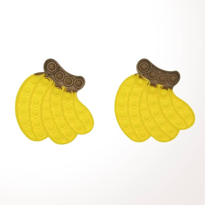 Toyarina - Vendita all'ingrosso Giocattolo fidget - Bambini - Giocattolo Fidget a forma di banana Pop It per bambini per Halloween