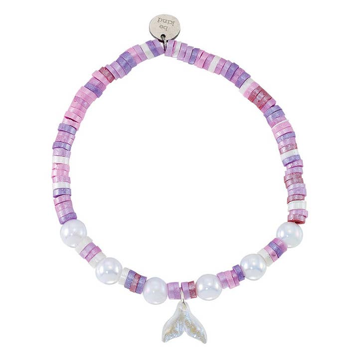 World End Imports Jewelry & Gifts - Wholesale Charm/Dangle Bracelet - Br Pearlized Fimo/Mermaid Tail12