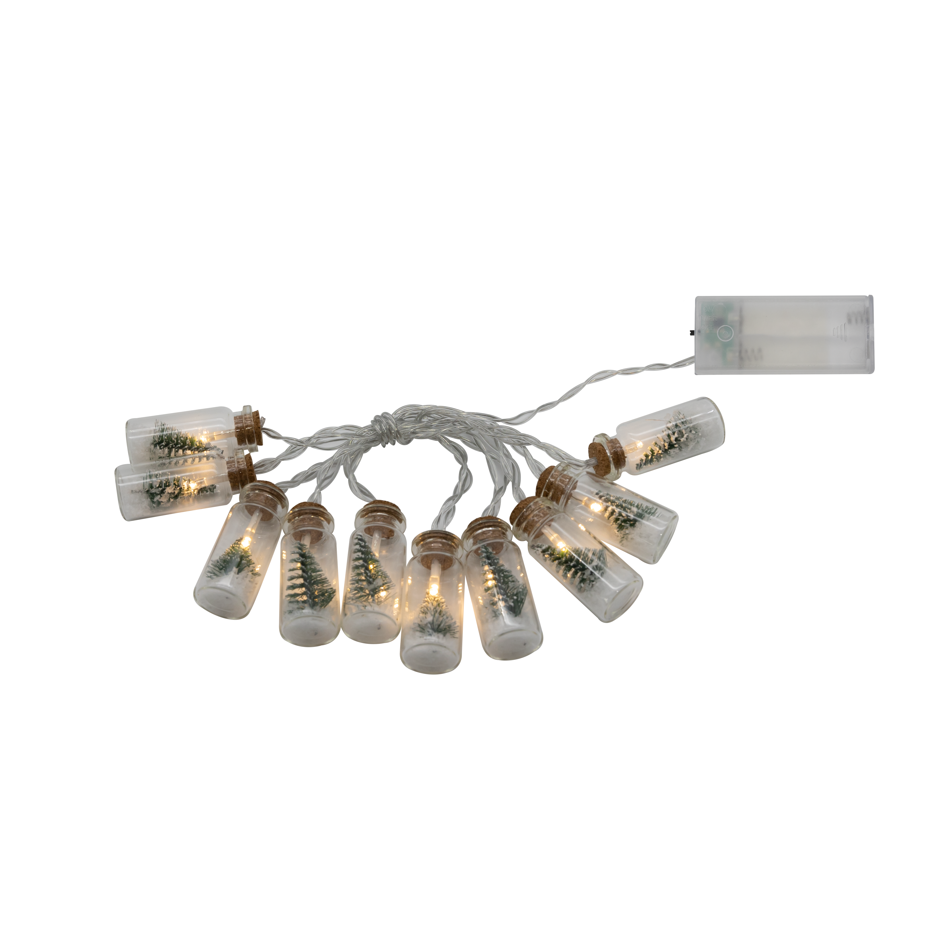 LumaBase - Wholesale String Lights - Battery Operated Mini String Lights in Glass Bottle - Winter3