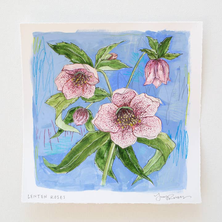 Lenten Rose for wholesale by Lucy Reiser Fine Art